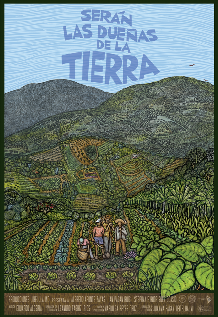 Poster de Serán las dueñas de la tierra · Documental · Puerto Rico, 2021